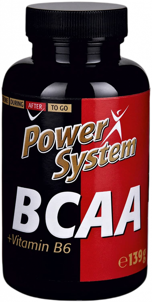 Power System BCAA Kapseln in einer schwarzen Dose